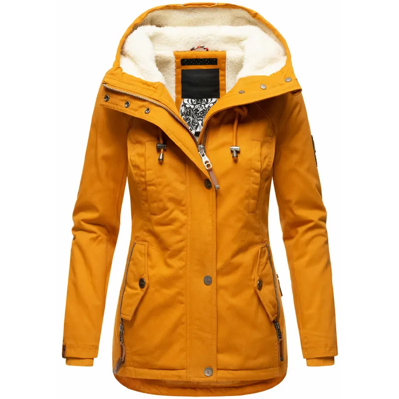 Ladies Winter Jacket With Hood - Gr. 38