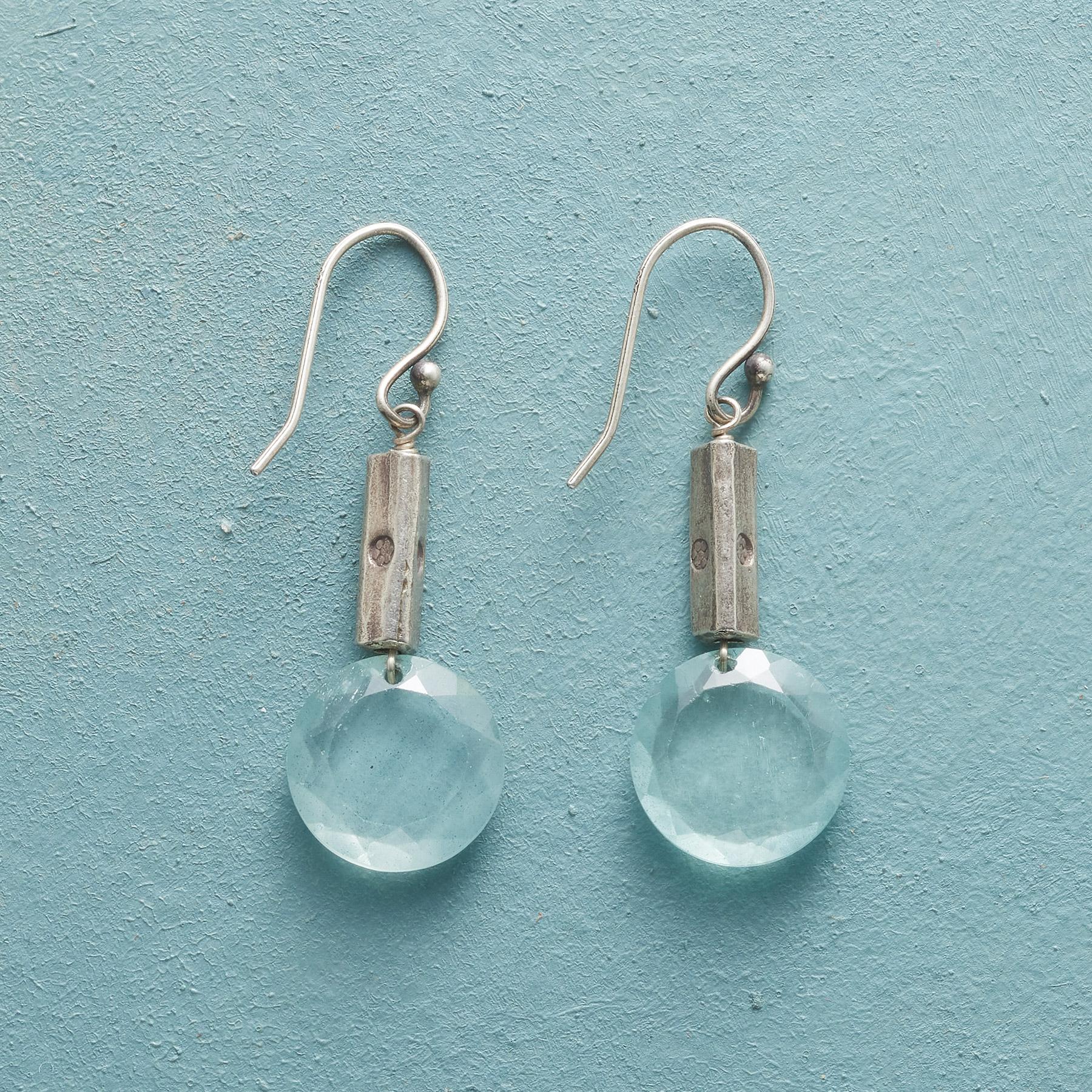 Aqua Drop Earrings