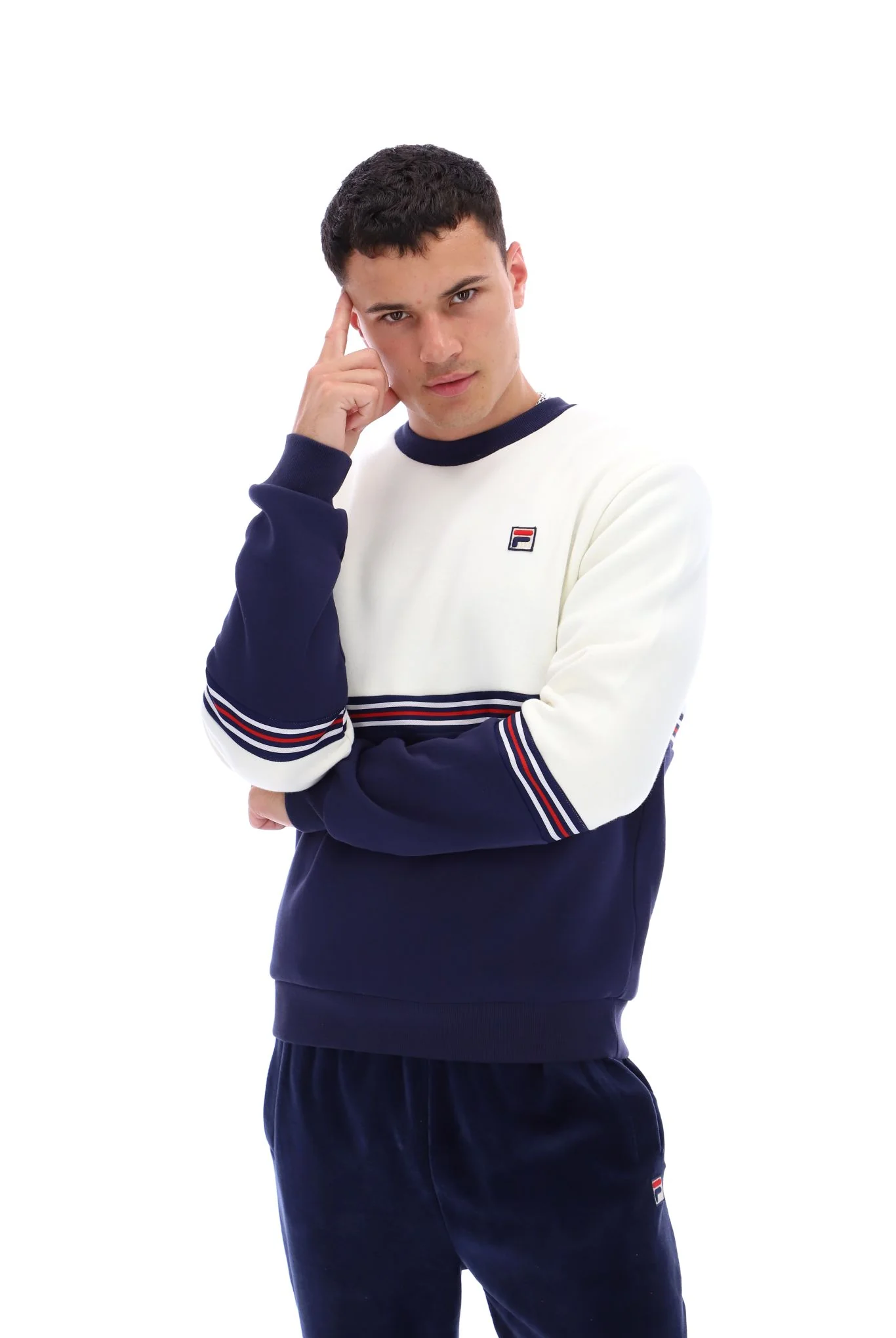 Fila Attwood Colour Block Sweatshirt