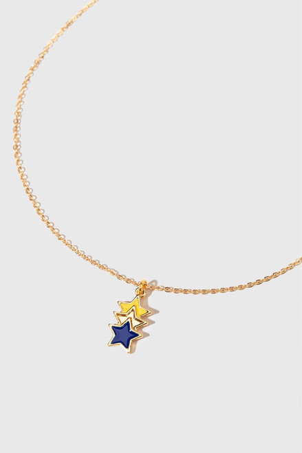 Hello Franki Triple Star Necklace for girls