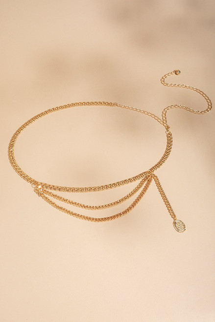 Gena Triple Chain Belt