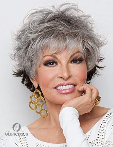 Curly Wigs for White Women Blonde Pixie Cut Wig