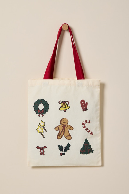 Gingerbread Icon Graphic Tote Bag