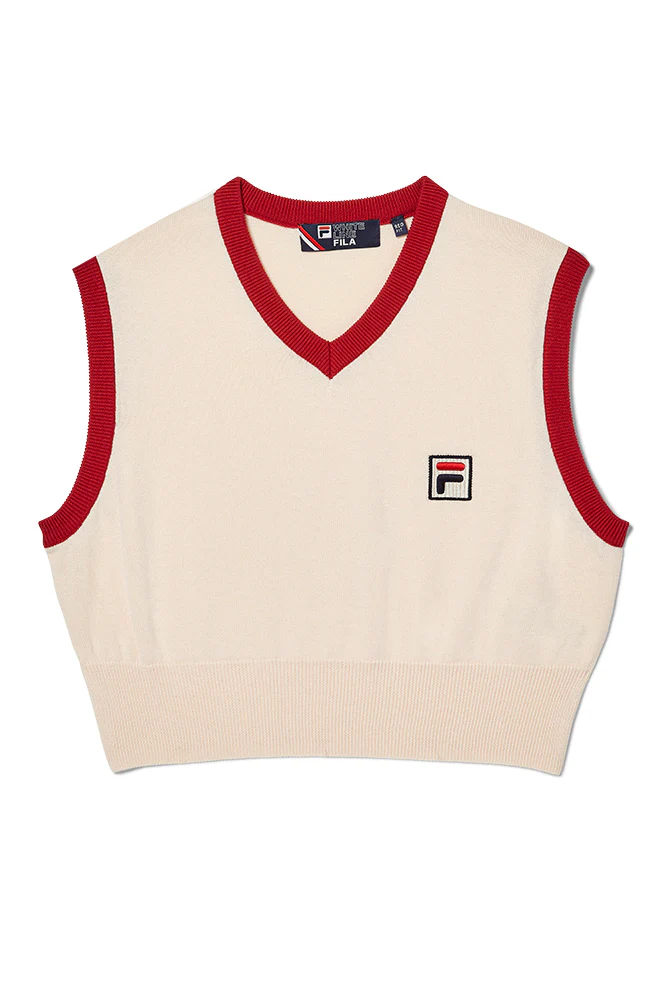 Fila Heritage Crop Sweater Vest