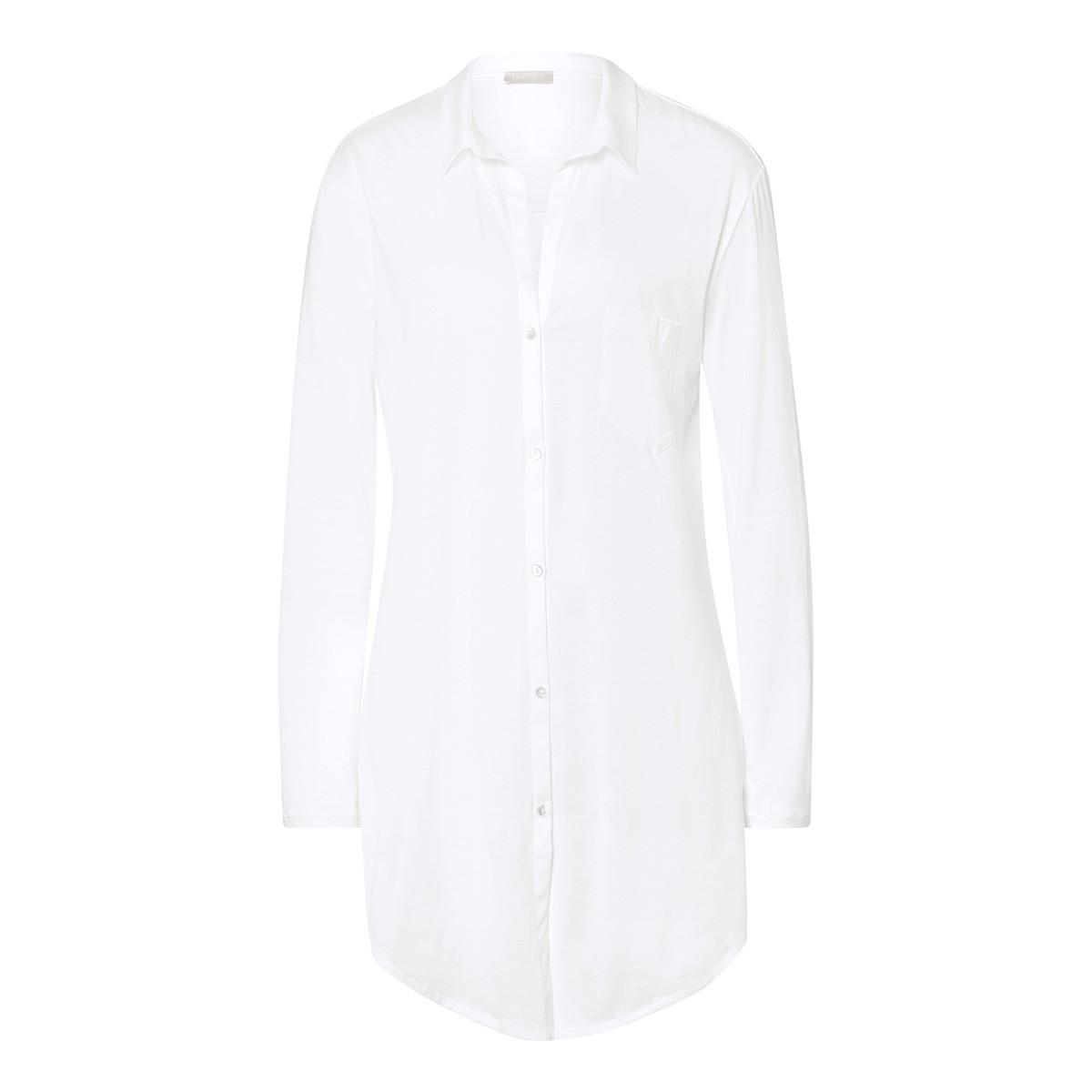 HANRO Cotton Deluxe - Nachthemd Langarm