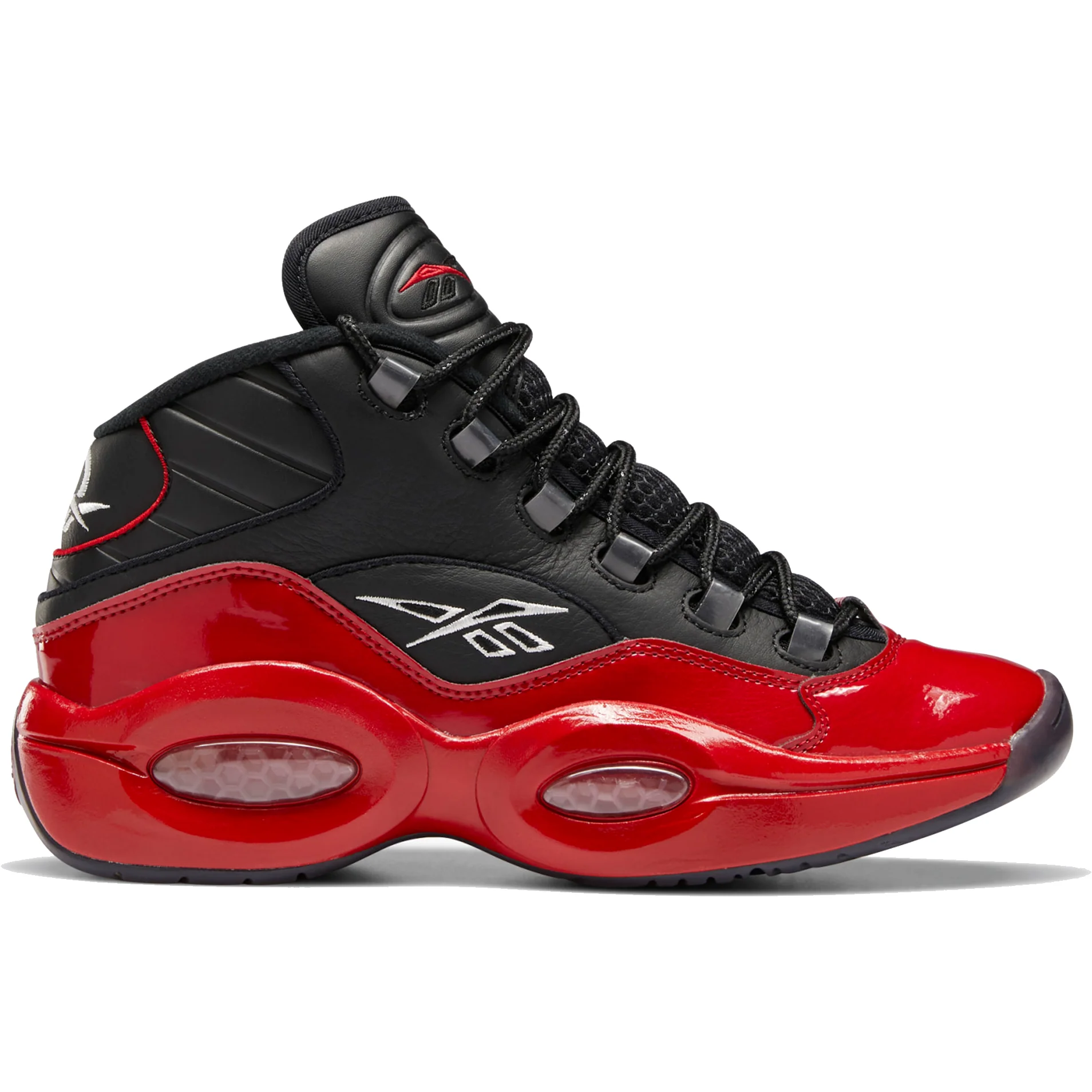 Final inventoryReebok Men's Question Mid Basketball Shoes - Black / Vector Red