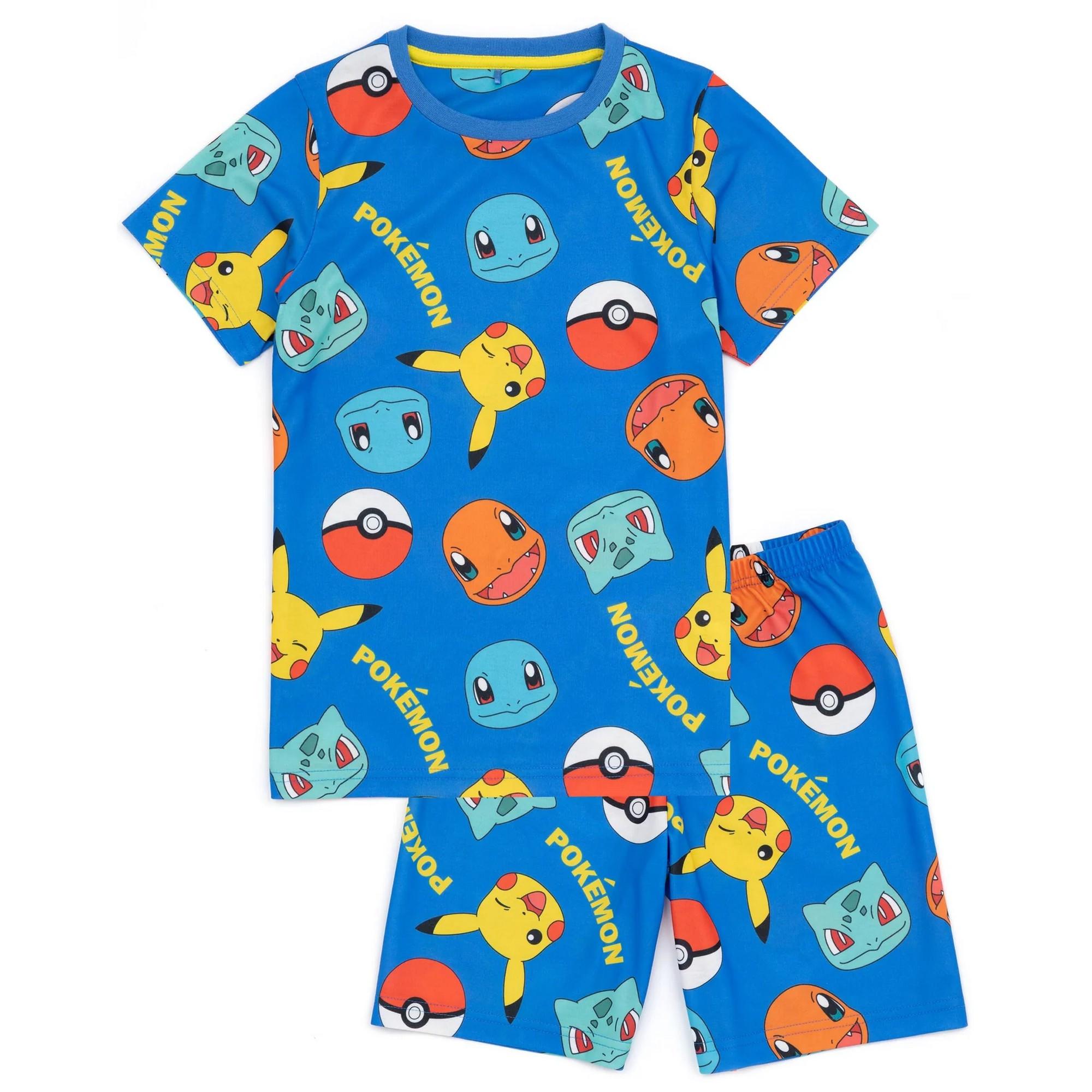 Pokémon Schlafanzug mit Shorts  (2erPack)