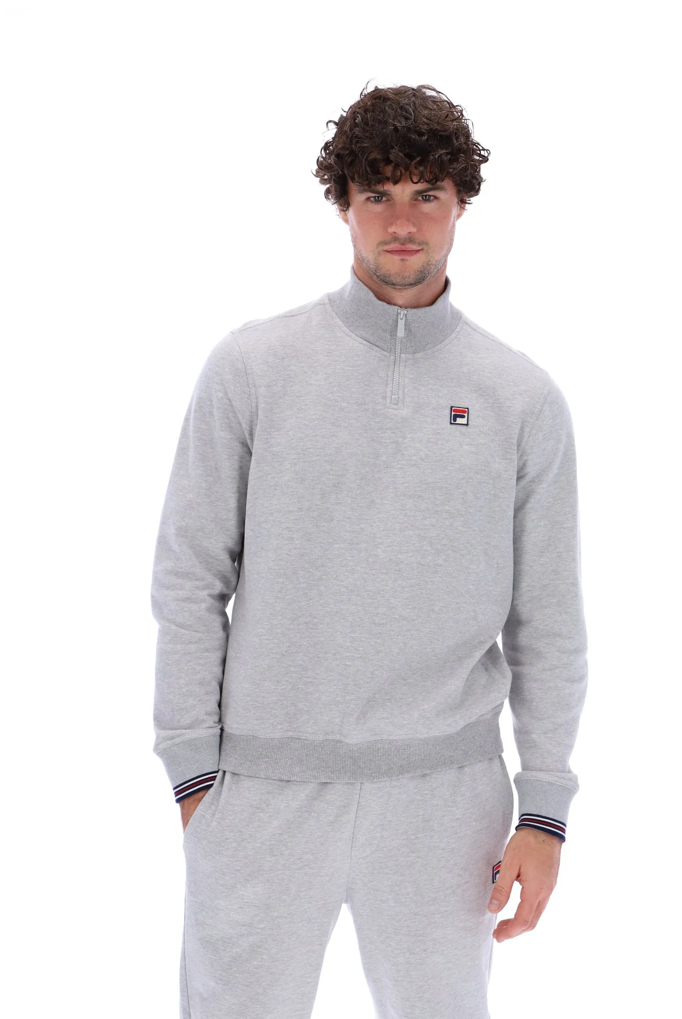 Fila Ramy F Box 1/4 Zip With Yarn Dye Cuff
