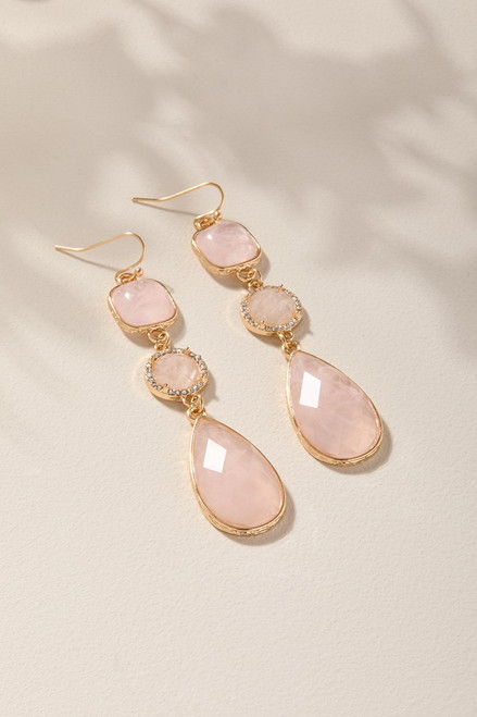 Gina Linear Chandelier Drop Earrings