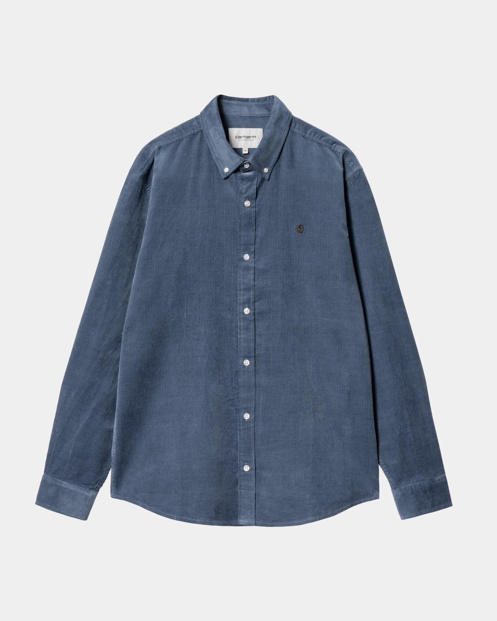 Final inventoryMadison Fine Cord Shirt | Hudson Blue / Black