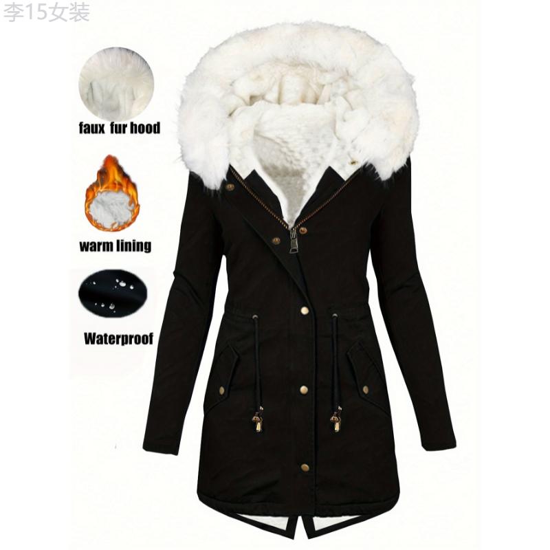 Cozy Fleece Hooded Coat