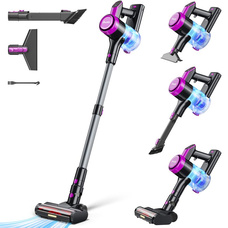 23Kpa 250W 4-in-1 Cordless Vacuum Cleaner with Advanced Cyclonic Technology