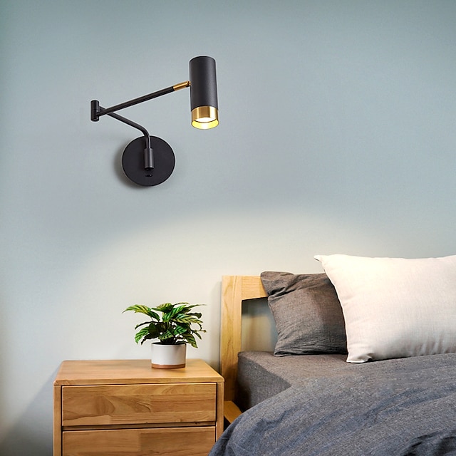 Indoor LED Swing Arm Lights Indoor Wall Lights Living Room Office Aluminium Alloy Wall Light IP44 AC 110V AC 220V 5 W