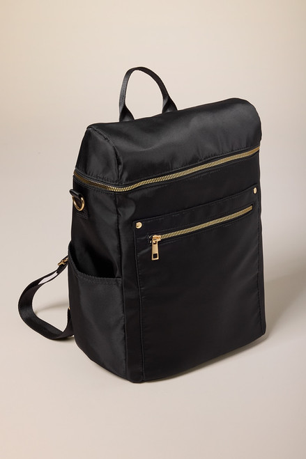 Mona Nylon Zipper Backpack