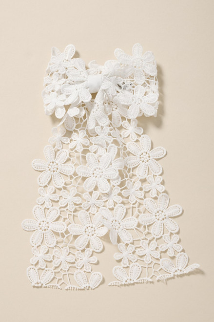 Mia Floral Crochet Hair Barrette