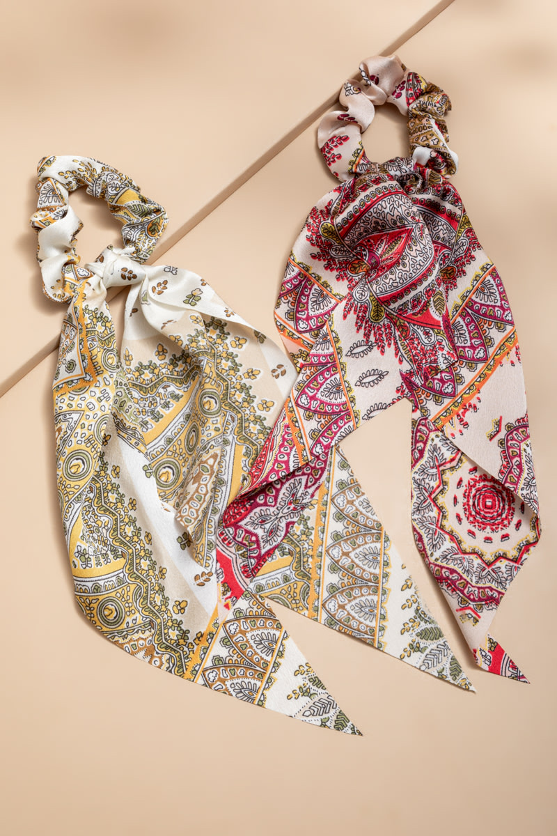 Patrice Ponytail Scarf Scrunchie Set
