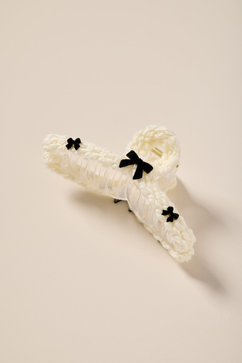 Sofia Crochet Bow Hair Claw