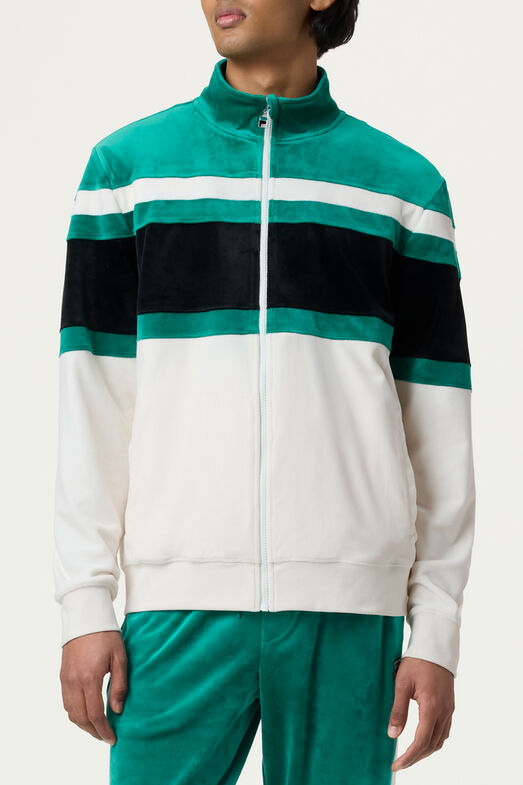 Fila Smart Retro Velour Blocked Track Jacket