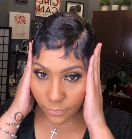 -New Fashion Style Short Hair Wig Pixie Cut Wig