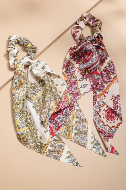 Patrice Ponytail Scarf Scrunchie Set