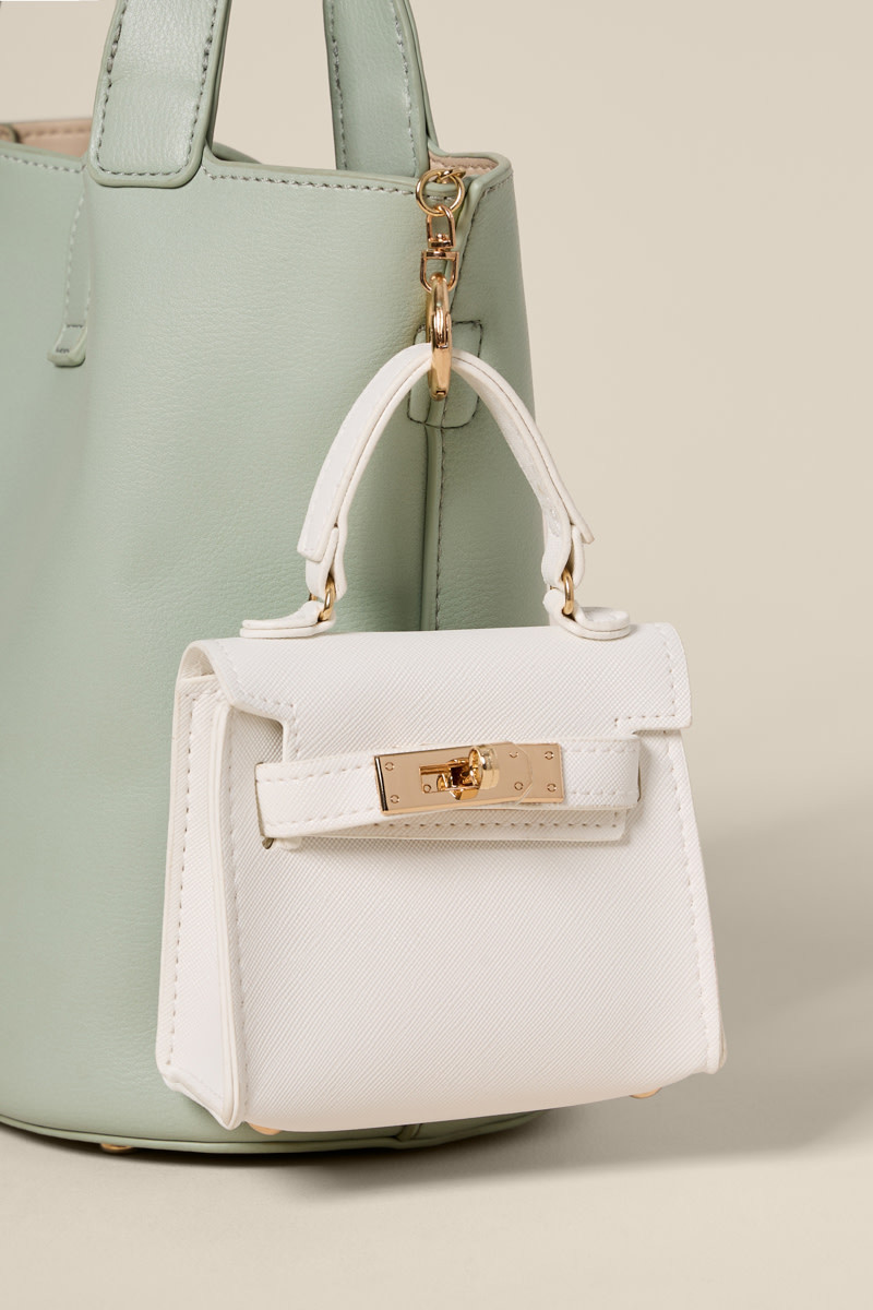 Diane Mini Turnlock Bag Charm