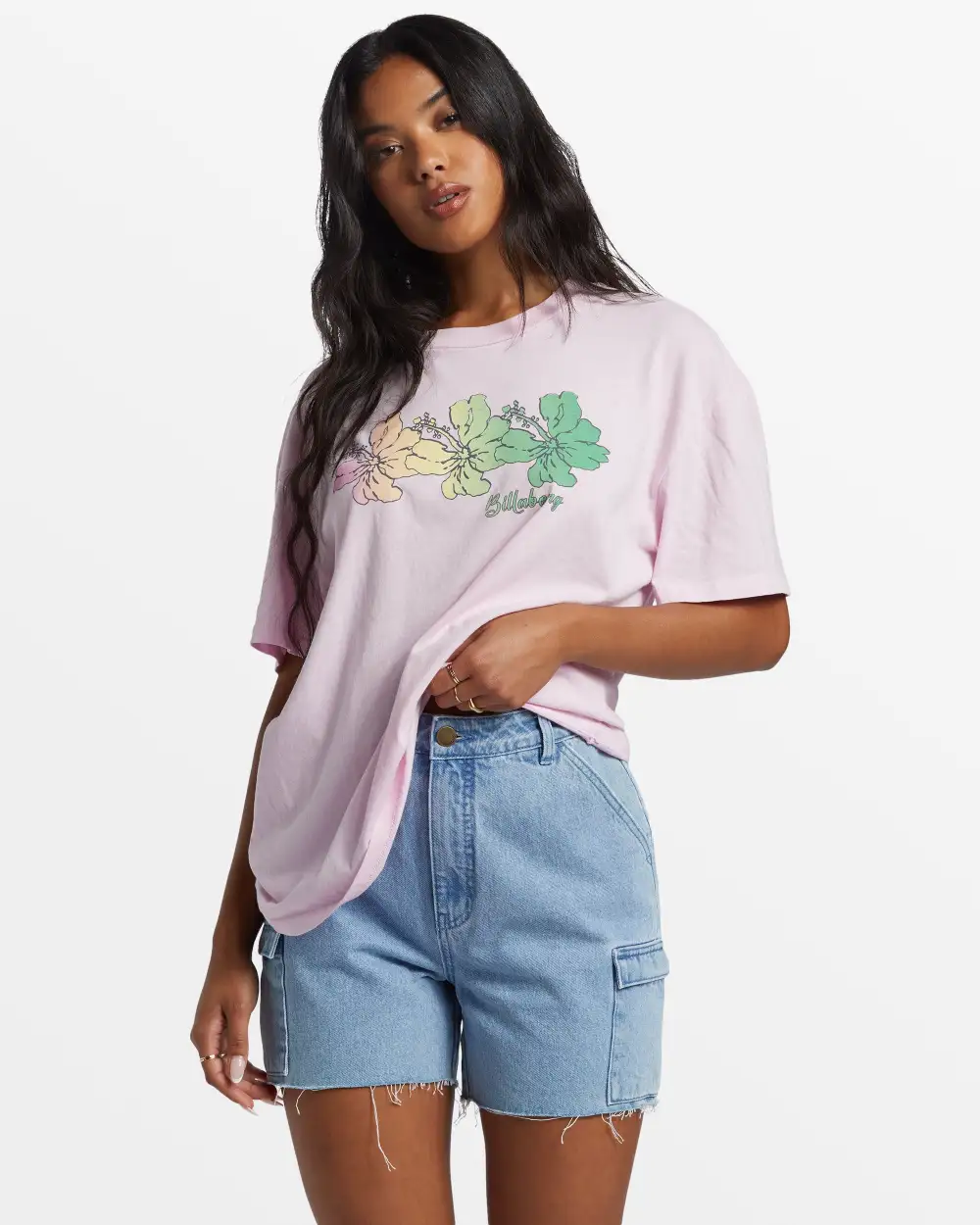 Final inventoryAloha All Day Oversized T-Shirt - Sweet Pink