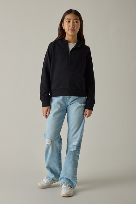 Hello Franki Zip Up Pullover for girls