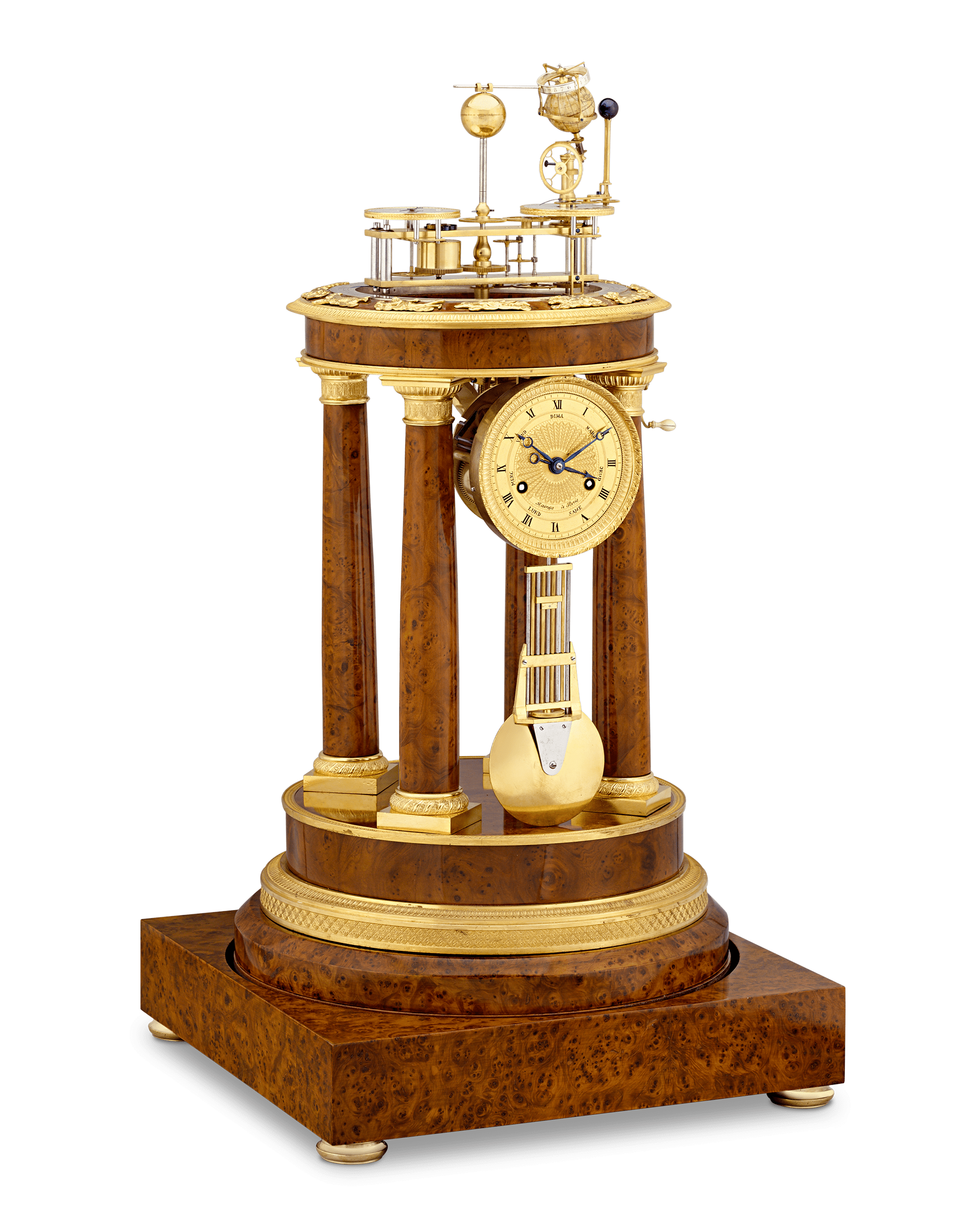 Orrery Clock By Raingo À Paris