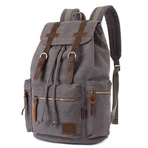 Only-bags.store Vintage Rucksäcke, Canvas Laptop Rucksack Schulrucksack Tagesrucksack Stilvolle Rucksack für