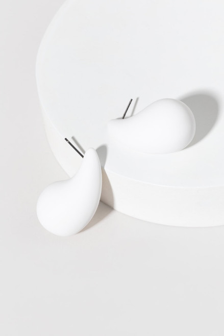 Lana Epoxy Paint Drip Stud Earrings