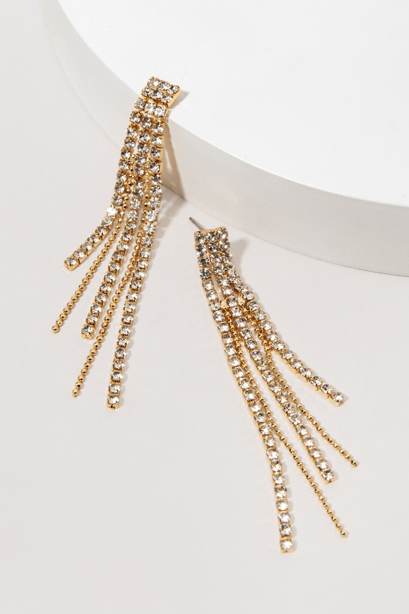 Ella Cupchain Linear Earrings