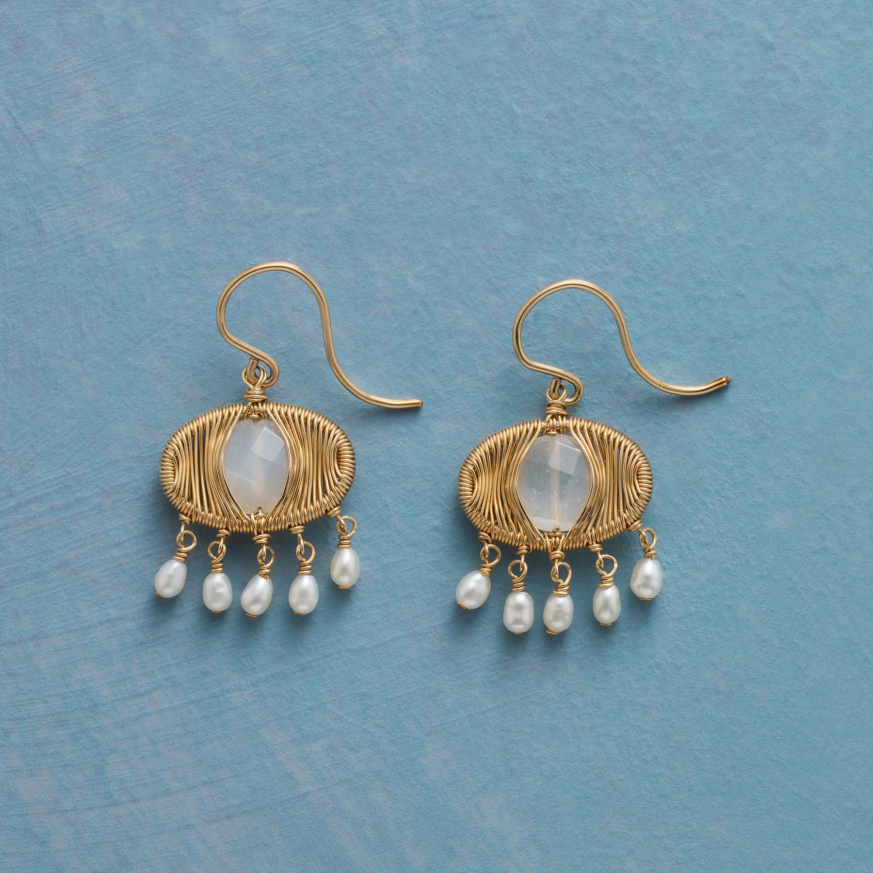Moonlit Pearls Earrings