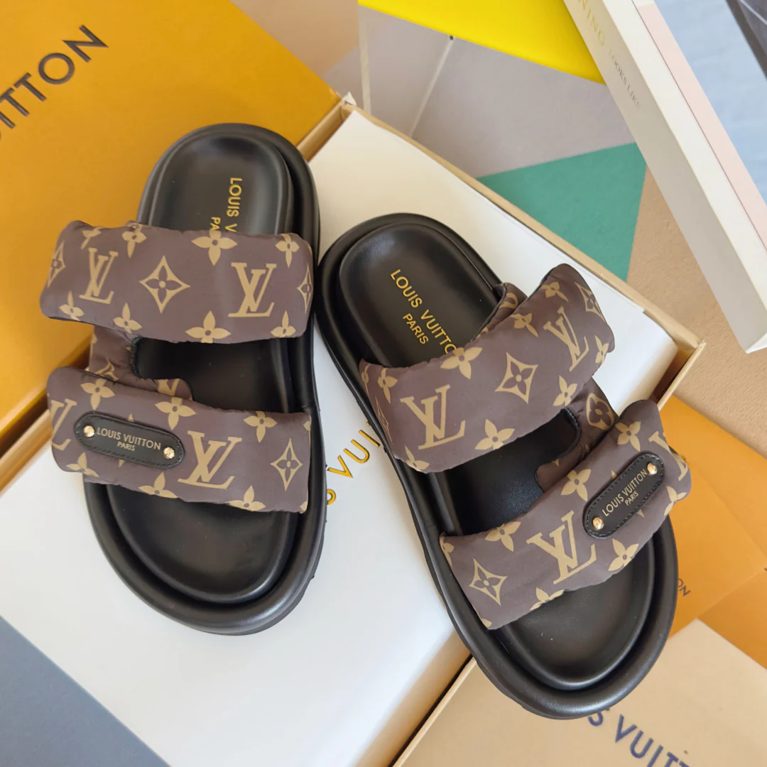 250513 New high-quality thick-soled Velcro slippers