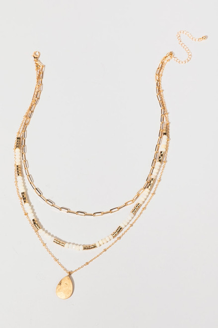 Alyson Layered Gold Pendant Necklace
