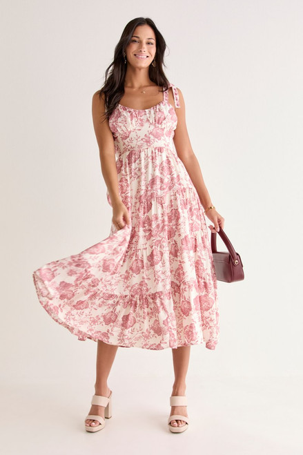 Martina Floral Midi Dress