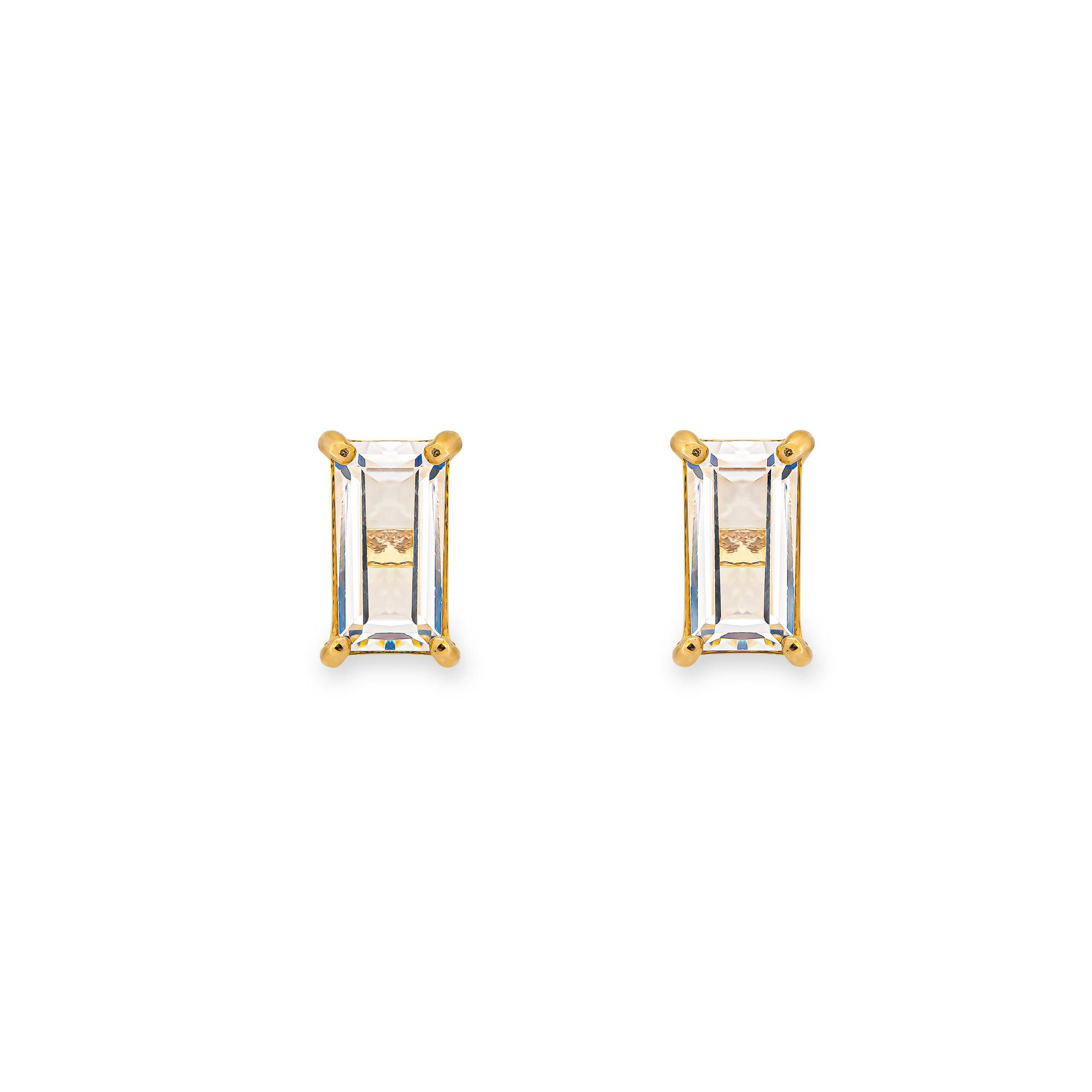L' Atelier Gold 18 Karat by Manor Set Halskette/Ohrstecker