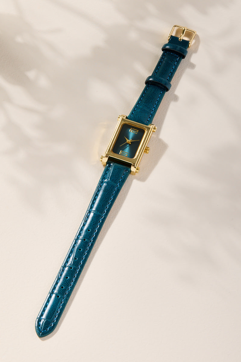 Wendy Faux Leather Wristwatch