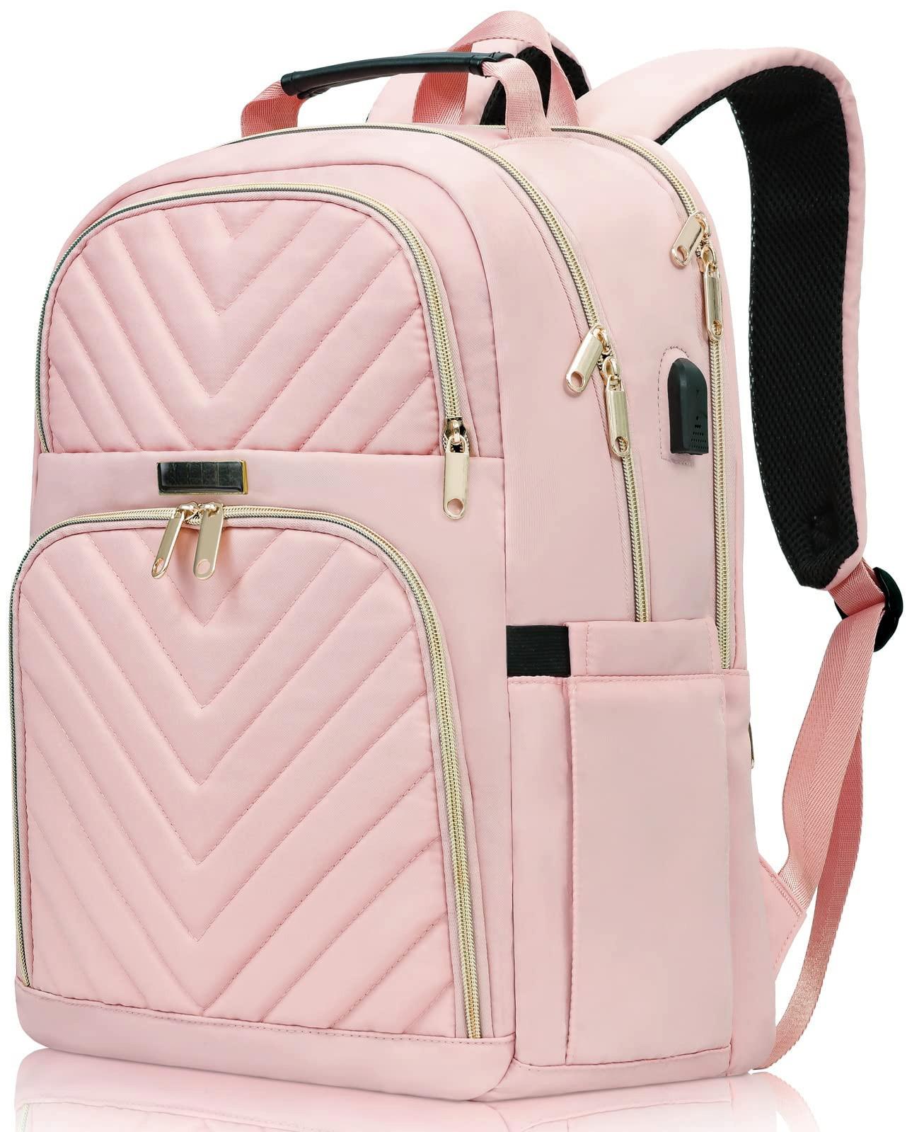 Only-bags.store Schulrucksack Teenager mit USB-Ladeanschluss, Laptop-Rucksack Stylish Daypack Wasserdicht für die Schule