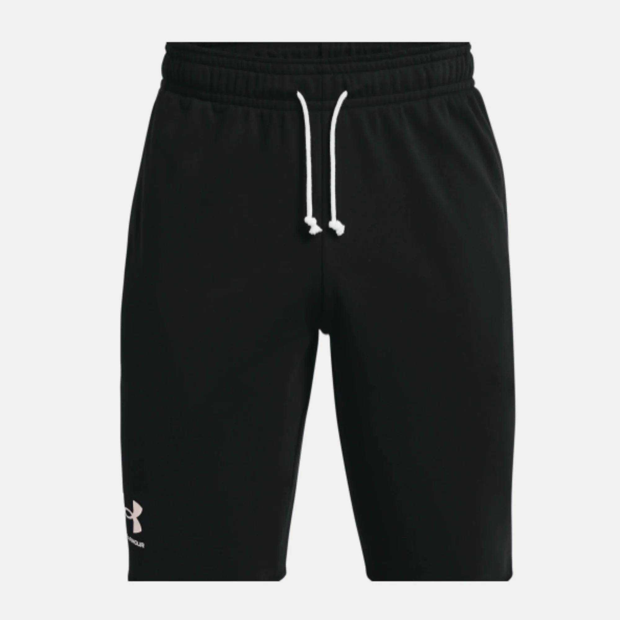 Men's Under Armour Rival Terry Shorts (Black /Onyx White)