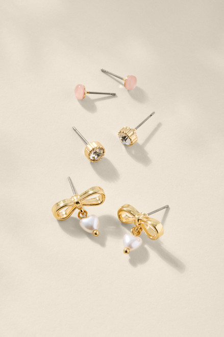 Hailey Mixed Stud Earring Set