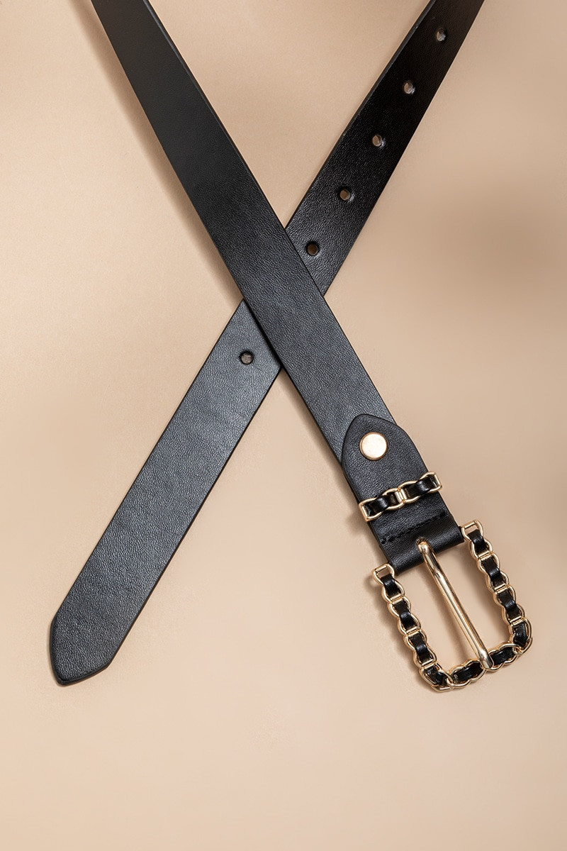 Shelly Buckle Chain Belt