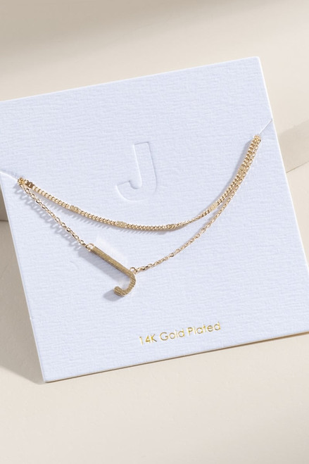 Layered Initial Necklace