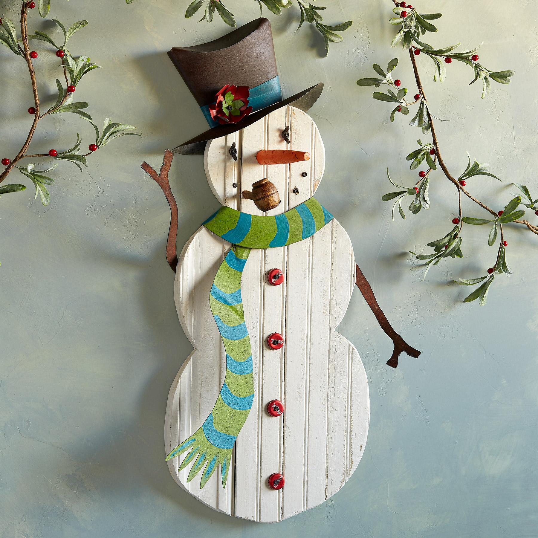 Sandy The Snowman Wall Art