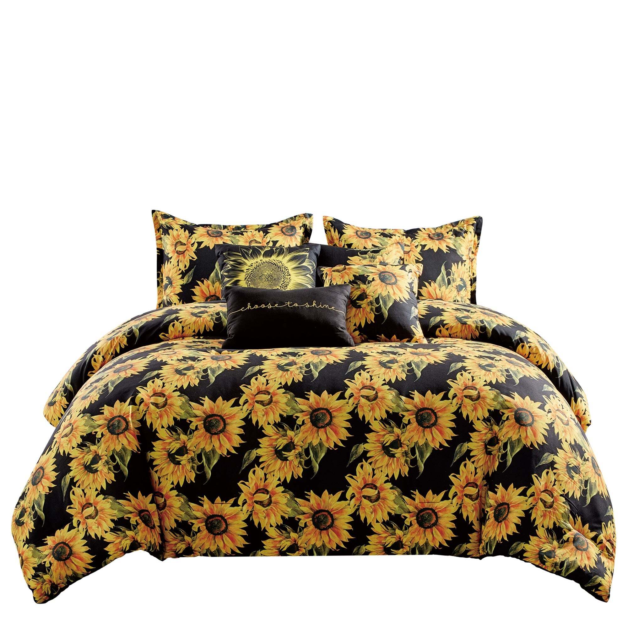 Sunflower Comforter - 7 Piece Set