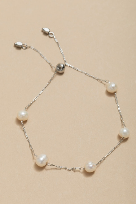 Eva Pearl Station Strand Bracelet