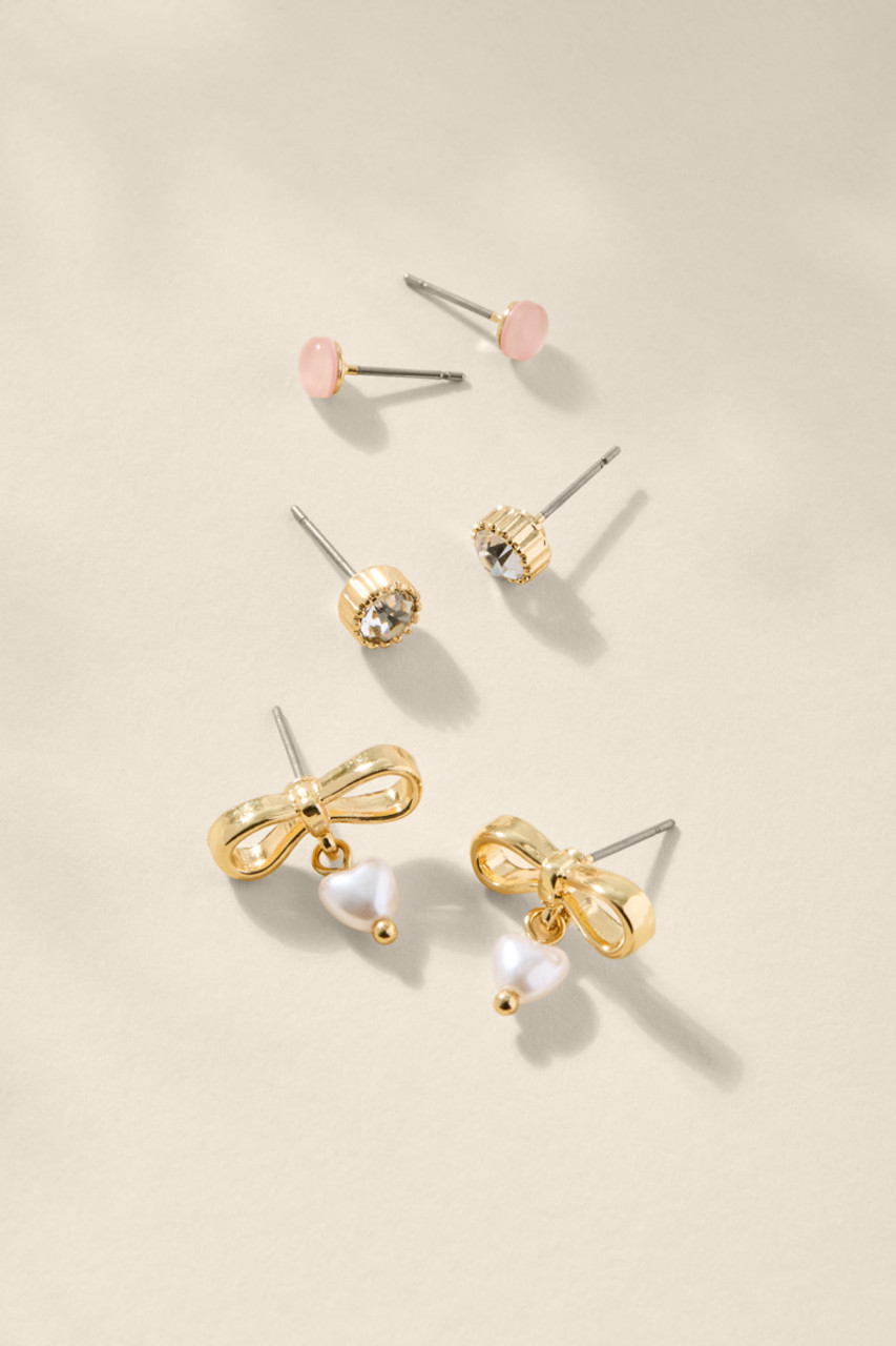 Hailey Mixed Stud Earring Set