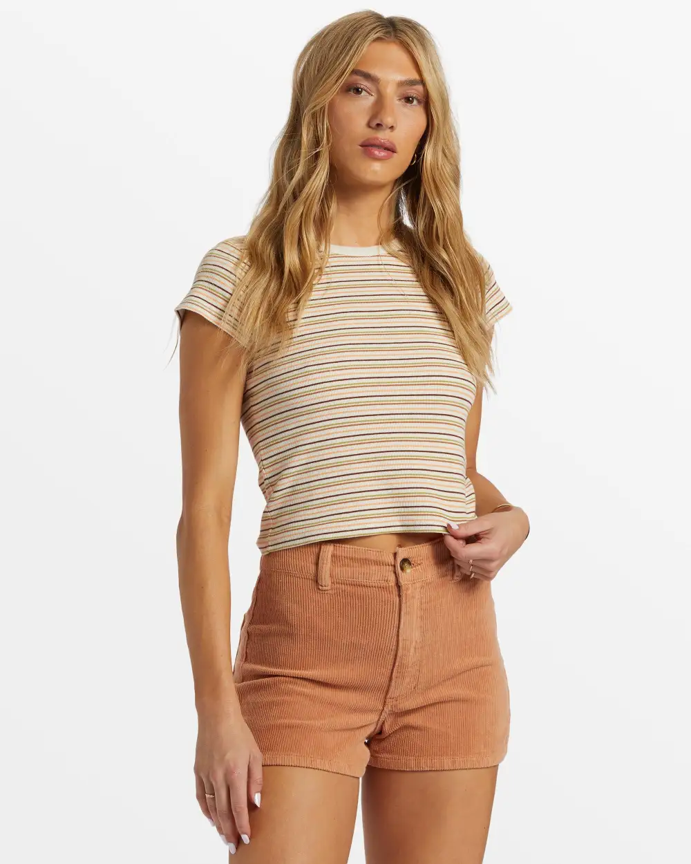 Final inventoryFeelin It T-Shirt - Salt Crystal