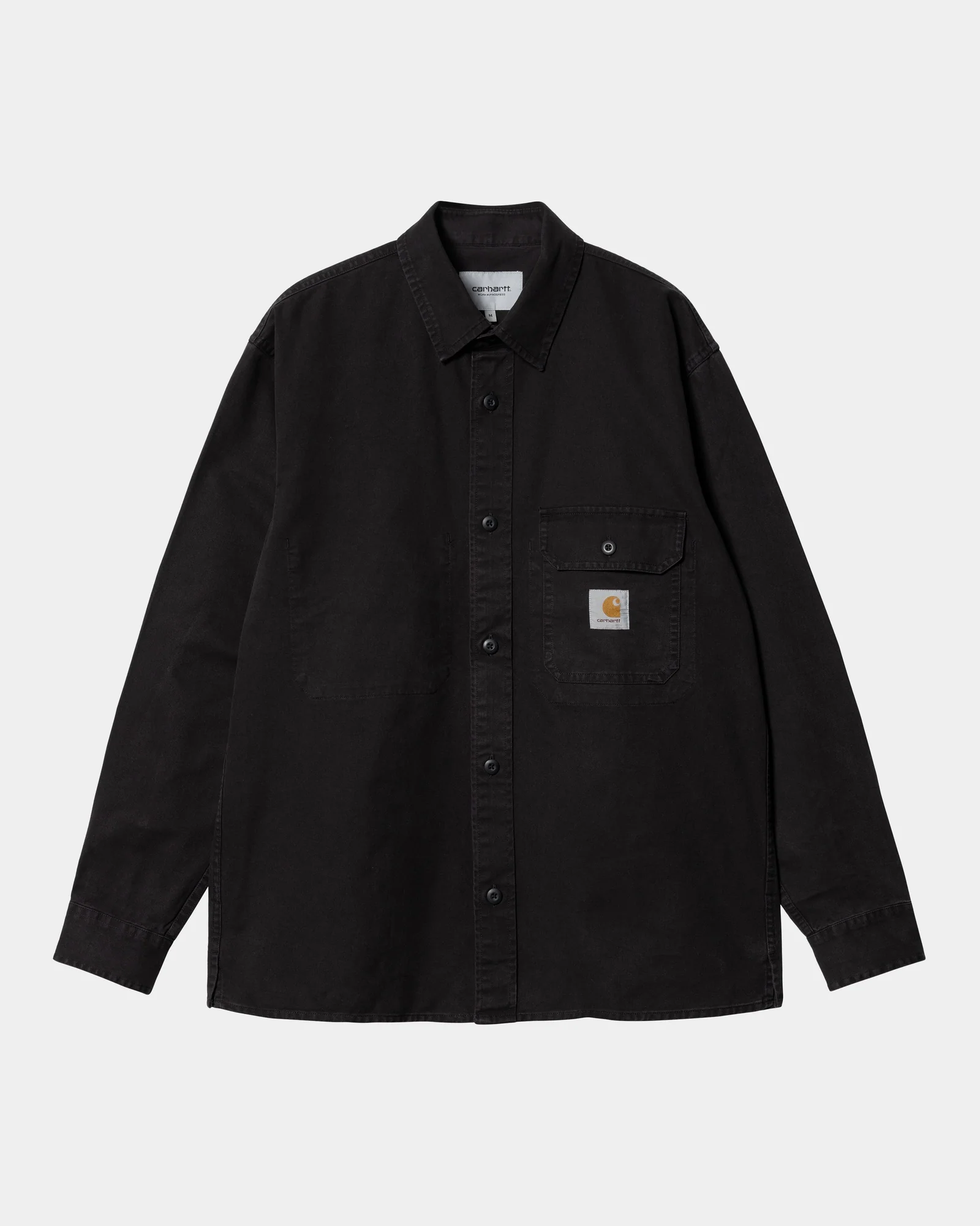 Final inventoryReno Shirt Jacket | Black (garment dyed)