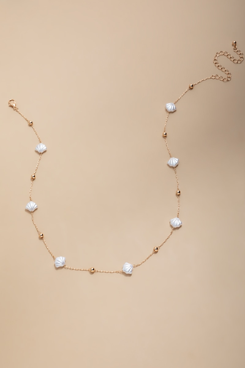 Sandra Shell Station Necklace