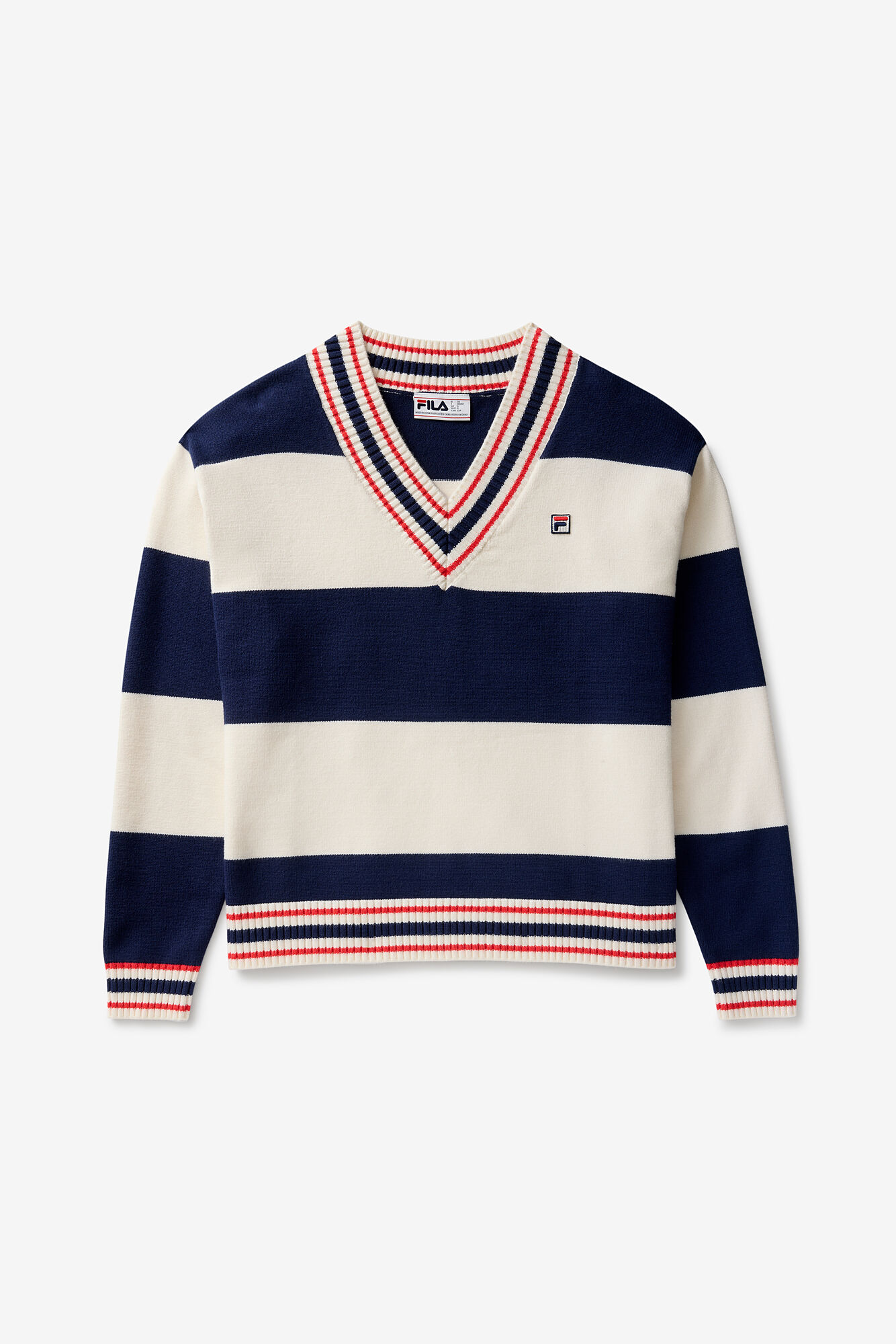 Fila Retro Icon V-Neck Sweater
